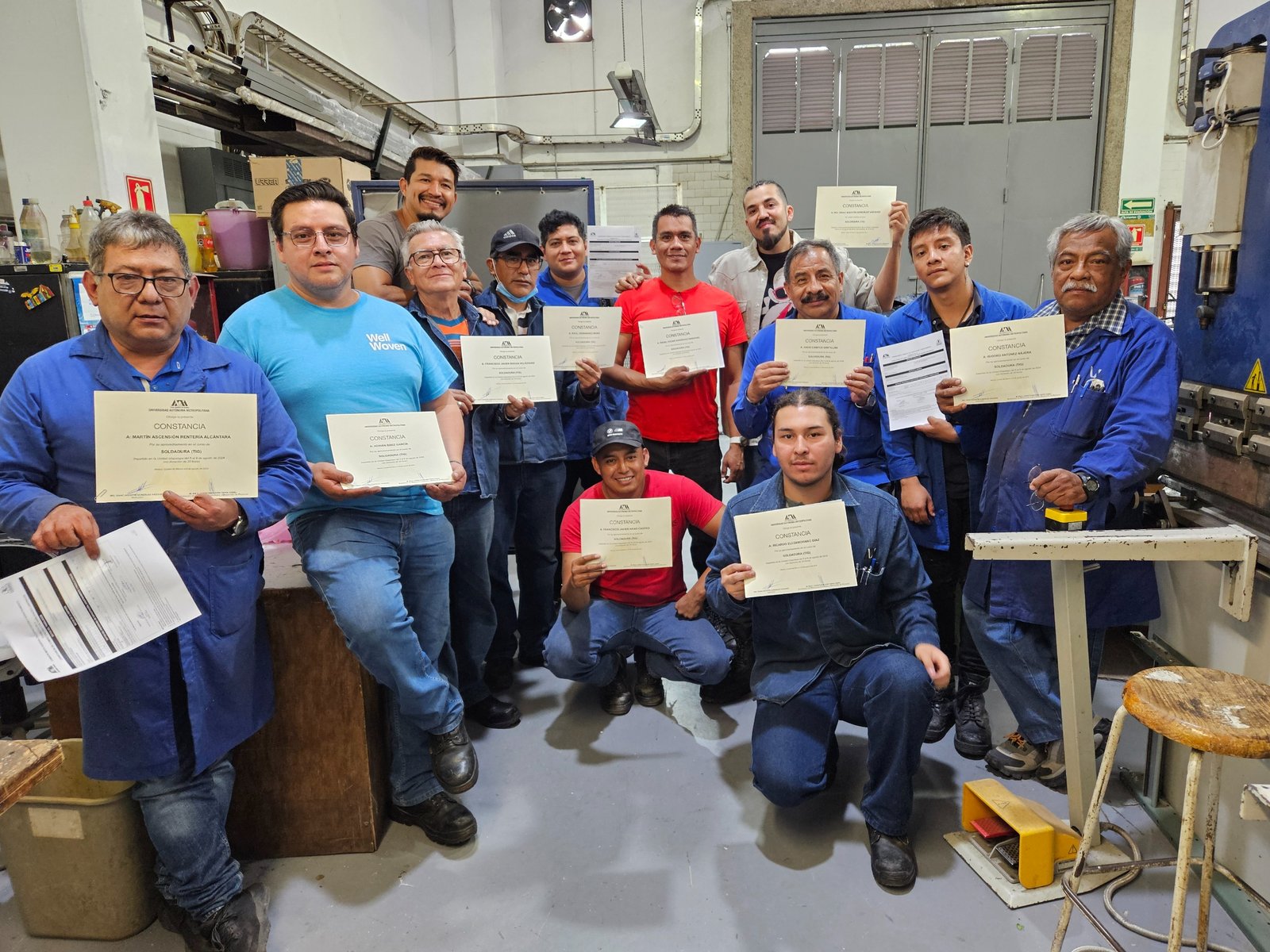 Certificación de soldadores y entrega de constancias oficiales DC3